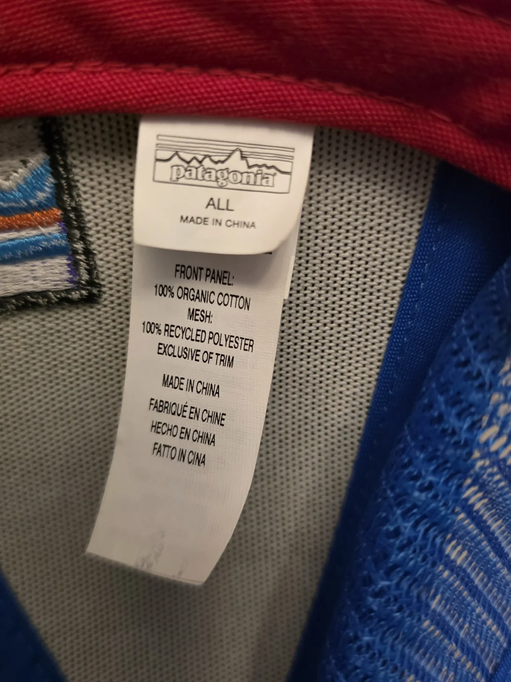 Patagonia trucker hat